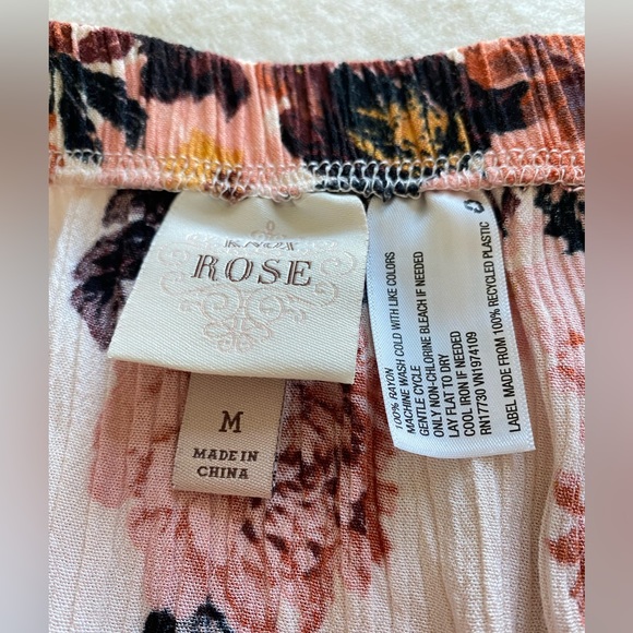 Floral Wrap Midi Skirt - Picture 2 of 4